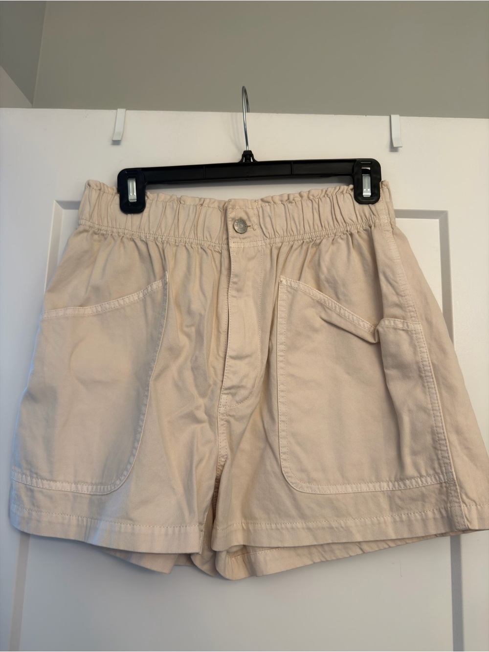 Madewell Denim Pull-On Paperbag Utility Shorts Size 27